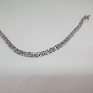 1/4 ct Diamond Tennis Bracelet in Sterling Silver,